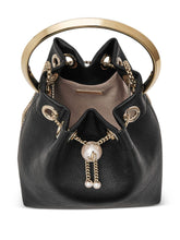 Jimmy Choo Bon Bon Bucket Bag Black