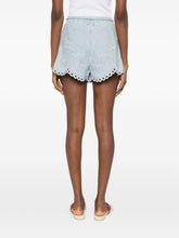 Zimmermann Denim Daylight Shorts Clear Blue