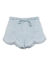 Zimmermann Denim Daylight Shorts Clear Blue