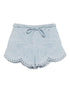 Zimmermann Denim Daylight Shorts Clear Blue