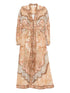 Zimmermann Wanderlust Linen Midi Dress Beige