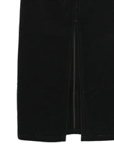 Emporio Armani Studded Lyocell Long Skirt Black black
