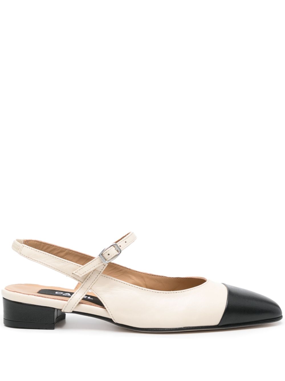 Carel Paris Flat Slingback Ballets Beige