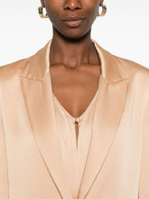 Forte Forte Single-Breasted Blazer Jacket Beige