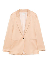 Forte Forte Single-Breasted Blazer Jacket Beige