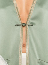 Forte Forte Patch-Pocket Tie Jacket Green
