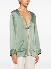 Forte Forte Patch-Pocket Tie Jacket Green