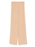 Forte Forte Elastic Waist Wide-Leg Trousers Beige