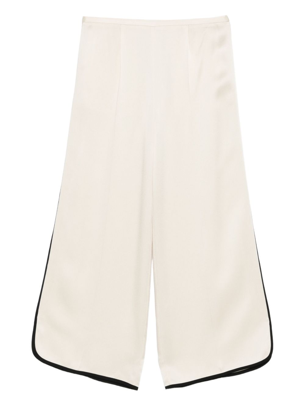 Forte Forte Mid Rise Tailored Trousers White