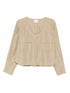 Forte Forte Buttoned Flap Pocket Shirt Beige