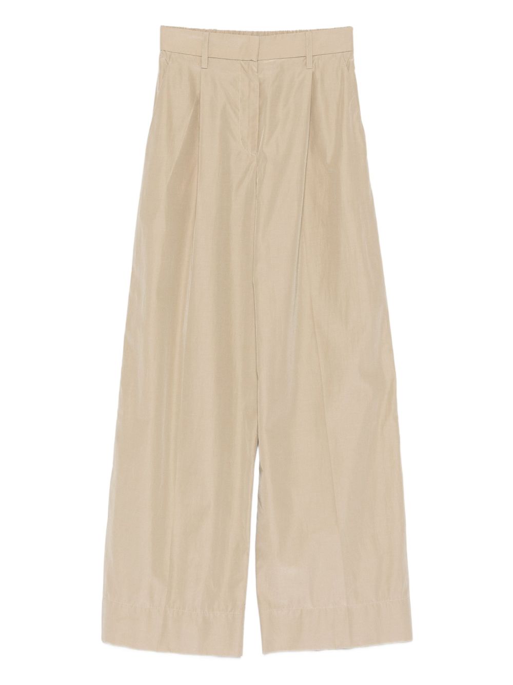 Forte Forte Tapered Belted Trousers Beige