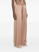 Forte Forte Satin Elasticated Waist Trousers Brown brown