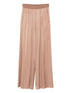 Forte Forte Satin Elasticated Waist Trousers Brown brown