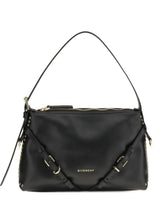 Givenchy Voyou Mini Studded Shoulder Bag Black