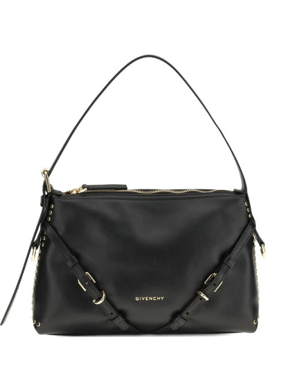 Givenchy Voyou Mini Studded Shoulder Bag Black