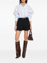 Givenchy Pleated Wool Shorts Black