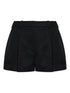 Givenchy Pleated Wool Shorts Black