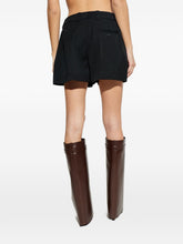 Givenchy Pleated Wool Shorts Black