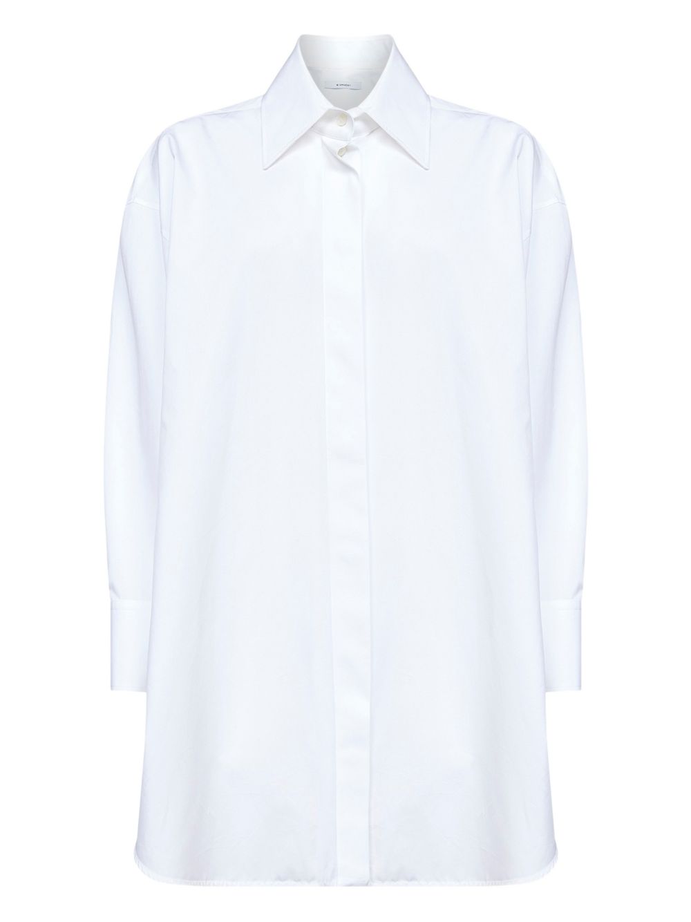 Givenchy Classic Cotton Asymmetric Shirt White White