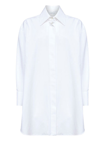 Givenchy Classic Cotton Asymmetric Shirt White White