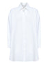 Givenchy Classic Cotton Asymmetric Shirt White White