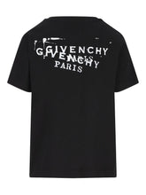 Givenchy Logo Print Cotton T-Shirt Black