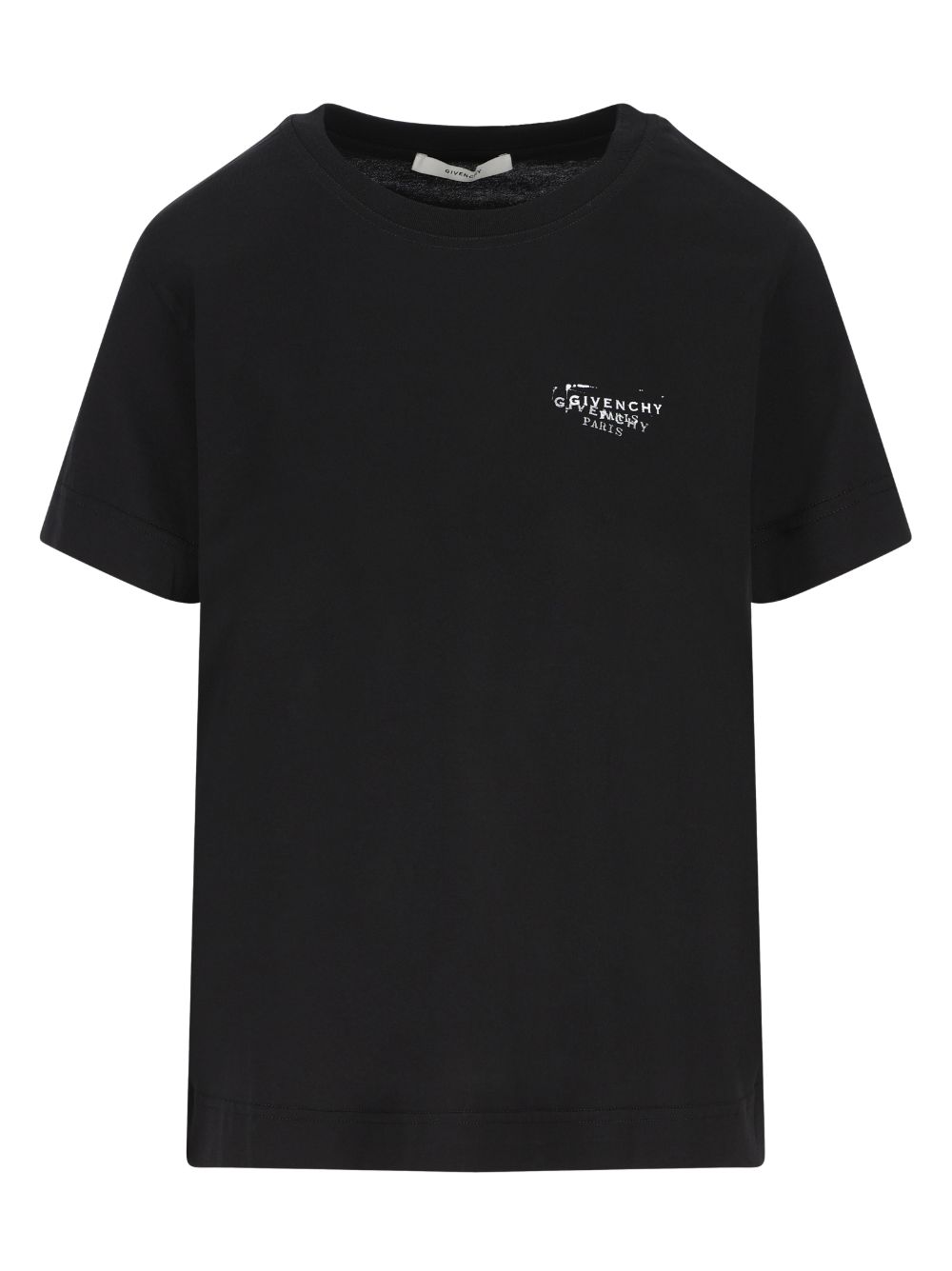 Givenchy Logo Print Cotton T-Shirt Black