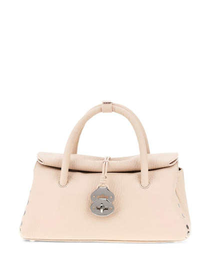 Zanellato Small Studded Leather Handbag Powder