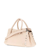 Zanellato Small Studded Leather Handbag Powder