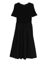 Emporio Armani Midi Viscose Dress Black