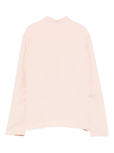 Emporio Armani Crepe Shirt with Minimalist Cut Powder powder