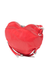 Diesel Scrunch-D Heart Shoulder Bag Red