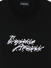Emporio Armani Logo Cotton T-Shirt Black