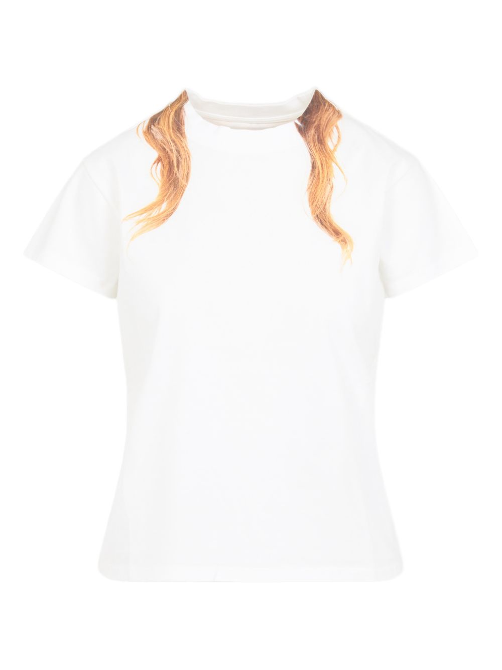 MM6 Maison Margiela Crew Neck Cotton T-Shirt White