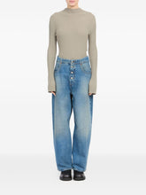 MM6 Maison Margiela Barrel Denim Jeans Clear Blue clear blue