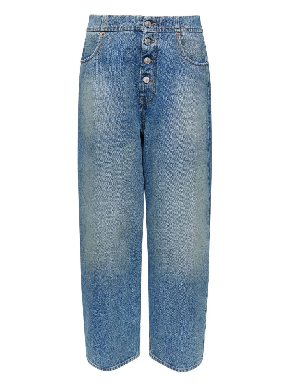 MM6 Maison Margiela Barrel Denim Jeans Clear Blue clear blue