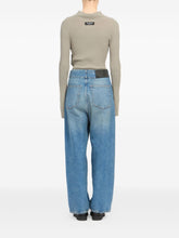 MM6 Maison Margiela Barrel Denim Jeans Clear Blue clear blue