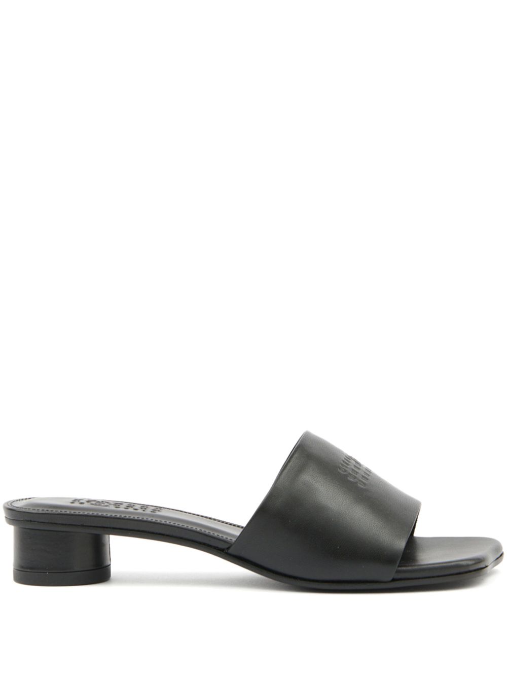 MM6 Maison Margiela Anatomic sandals. BLACK