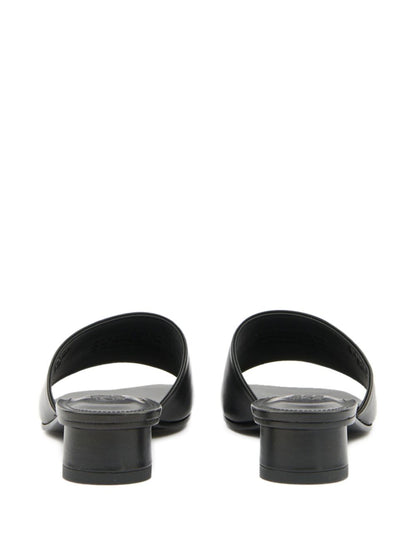MM6 Maison Margiela Anatomic sandals. BLACK