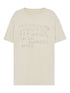 Maison Margiela Signature Numbers Cotton T-shirt Beige