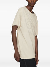 Maison Margiela Signature Numbers Cotton T-shirt Beige
