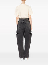 Maison Margiela Tapered Cut-Out Denim Jeans Grey