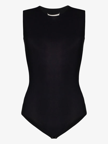 Maison Margiela Signature Four-Stitch Bodysuit Black black