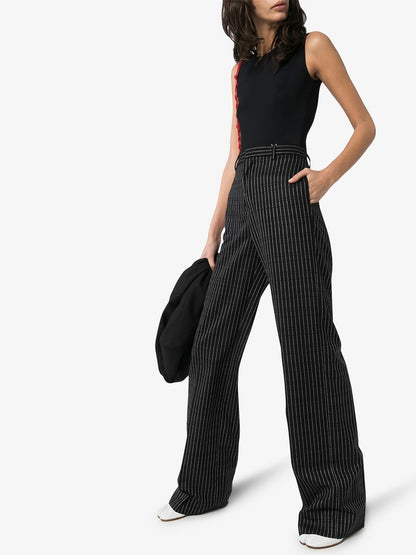 Maison Margiela Signature Four-Stitch Bodysuit Black black