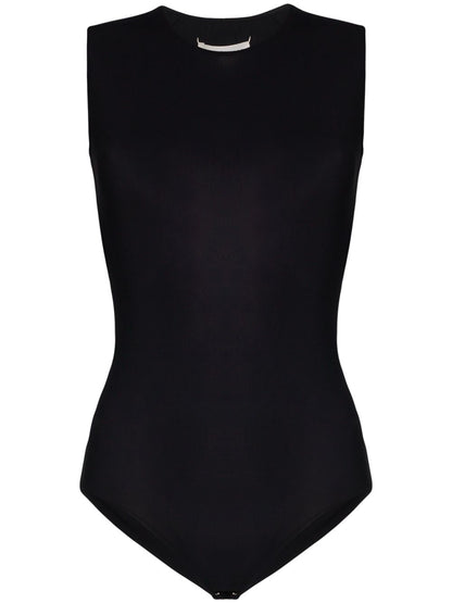 Maison Margiela Signature Four-Stitch Bodysuit Black black