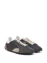 Maison Margiela Sprinters Low Leather Sneakers Green Green