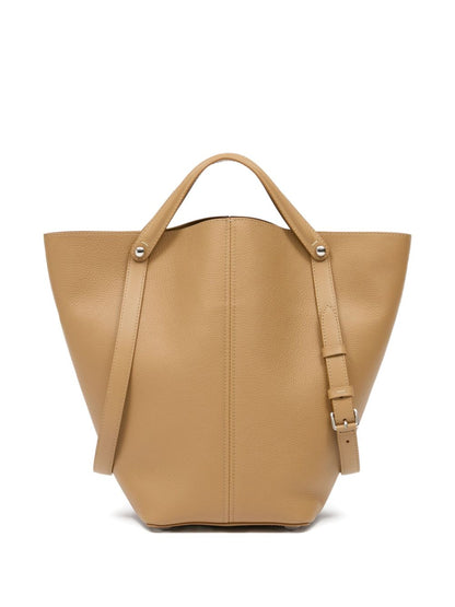 Maison Margiela Medium Leather Tote Bag Beige