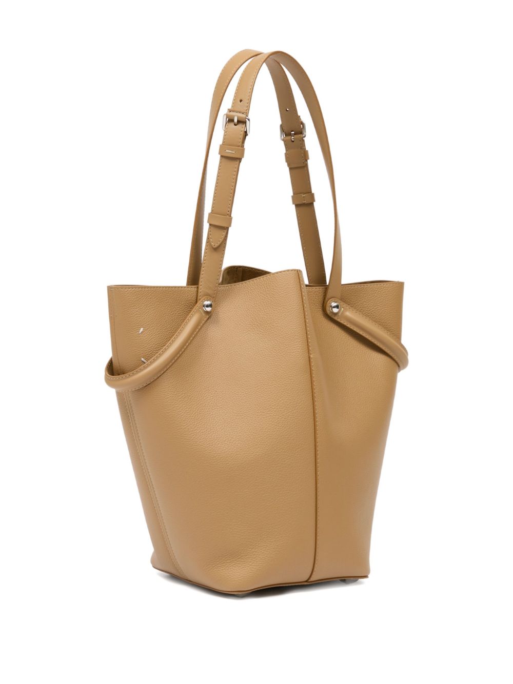 Maison Margiela Medium Leather Tote Bag Beige
