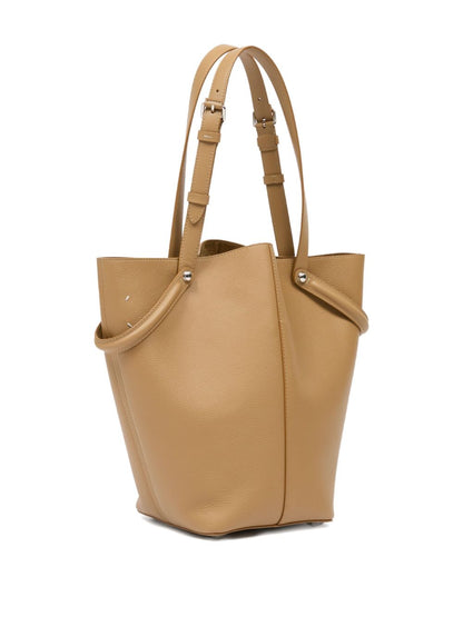 Maison Margiela Medium Leather Tote Bag Beige