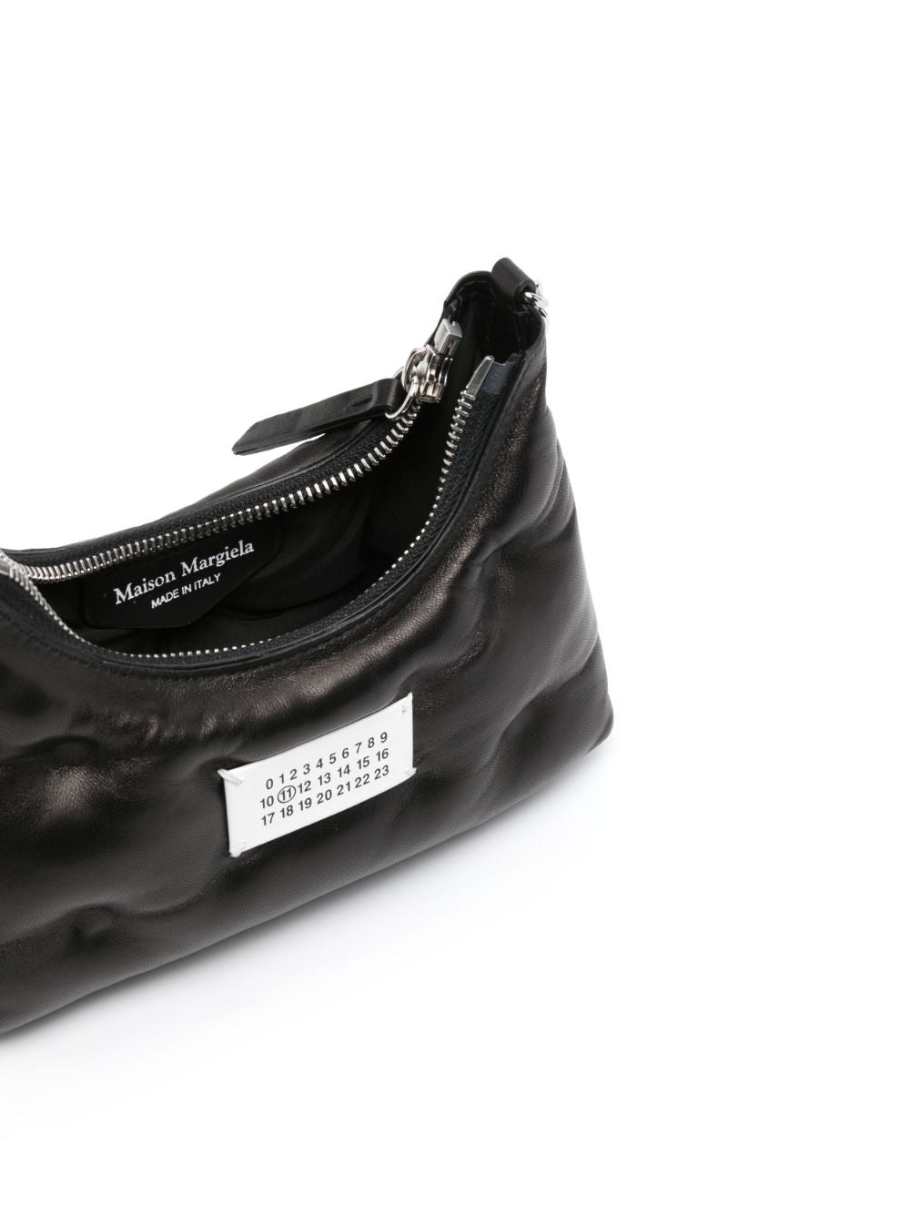 Maison Margiela Glam Slam Micro Leather Hobo Black